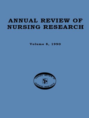 cover image of Annual Review of Nursing Research, Volume 8, 1990
